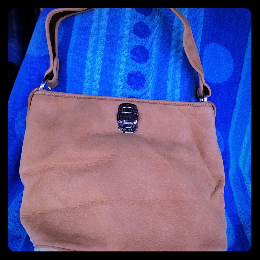 SAK PURSE TAN SOFT LEATHER